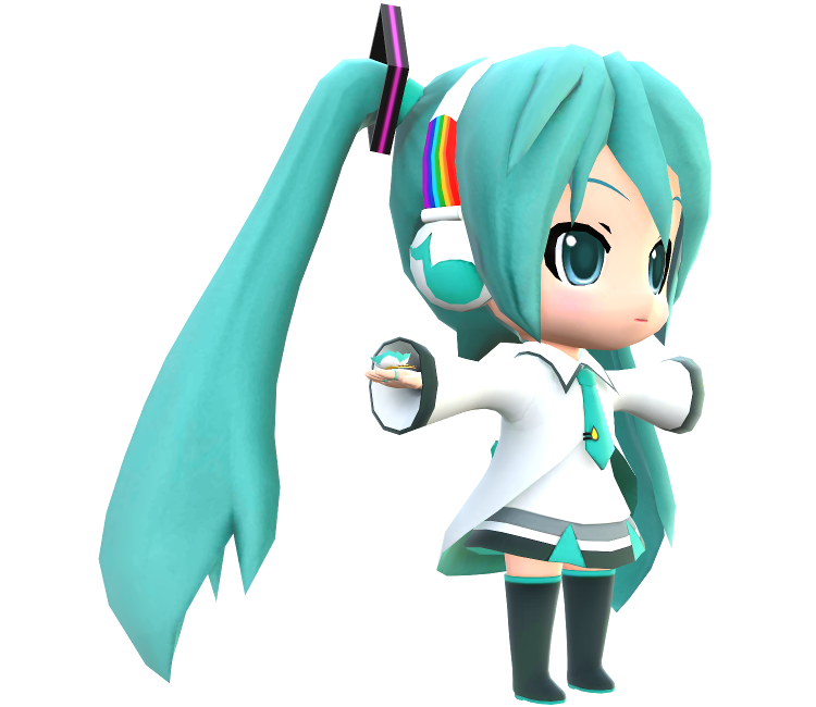 rainbow miku figure