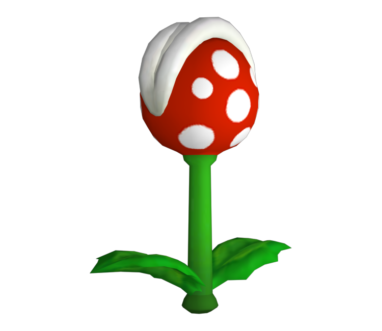 Wii New Super Mario Bros Wii Piranha Plant The Models Resource 