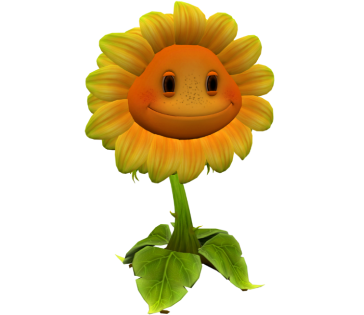 Mobile - Plants vs. Zombies 2 - Sunflower - The Spriters Resource