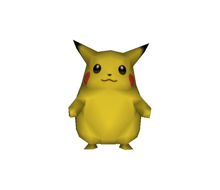 Nintendo 64 Pokemon Stadium Pikachu The Models Resource