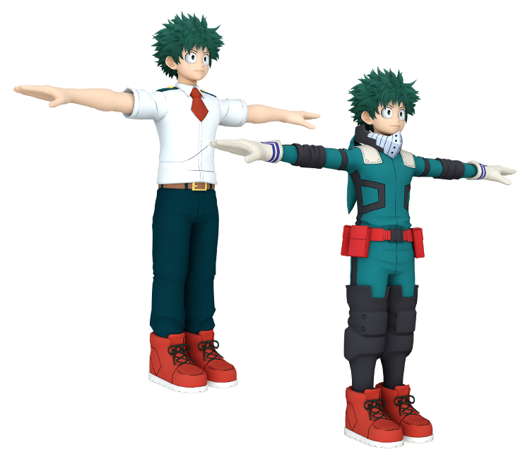 Izuku Midoriya Model Sheet