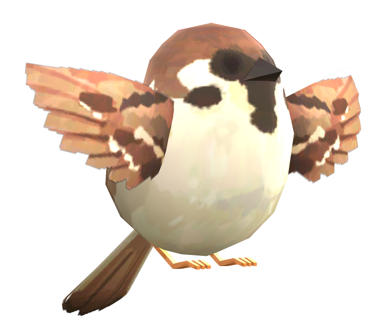 Sparrow (Splatoon parrot replacer) Minecraft Mob Skin