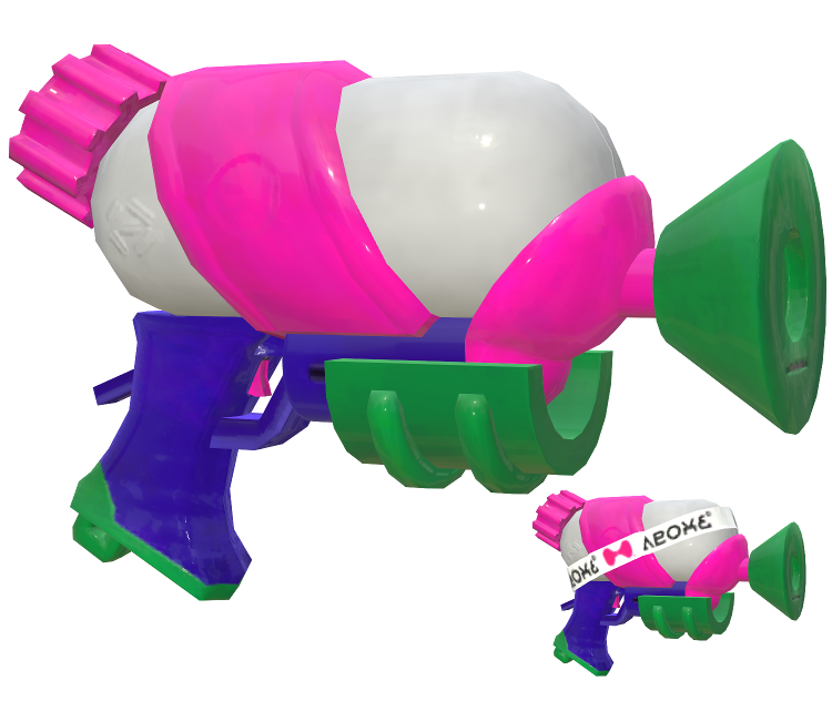 Nintendo Switch - Splatoon 2 - Splattershot - The Models Resource