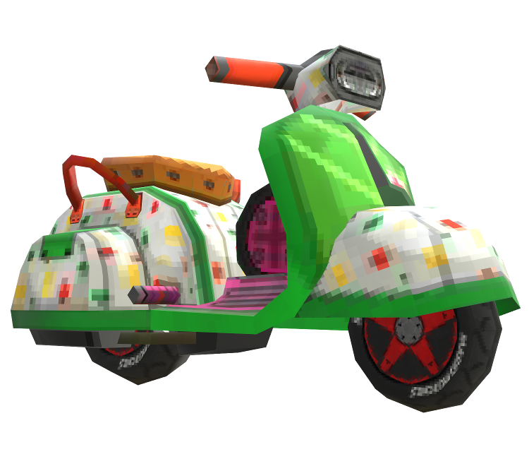 3DS - Animal Crossing: New Leaf - Isabelle Scooter - The Models Resource