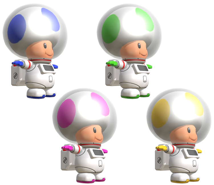 Wii U Mario Kart 8 Astronaut Toad The Models Resource 4592