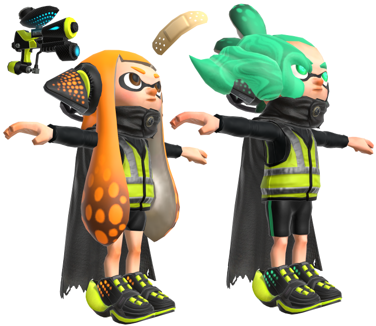 Nintendo Switch Splatoon 2 Agent 3 The Models Resource