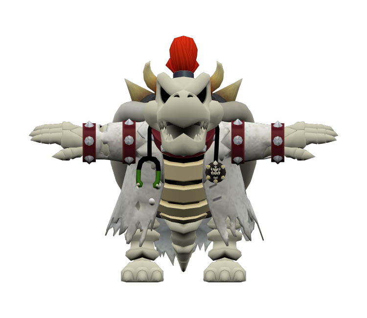 Wii Mario Kart Wii Dry Bowser The Models Resource 5593