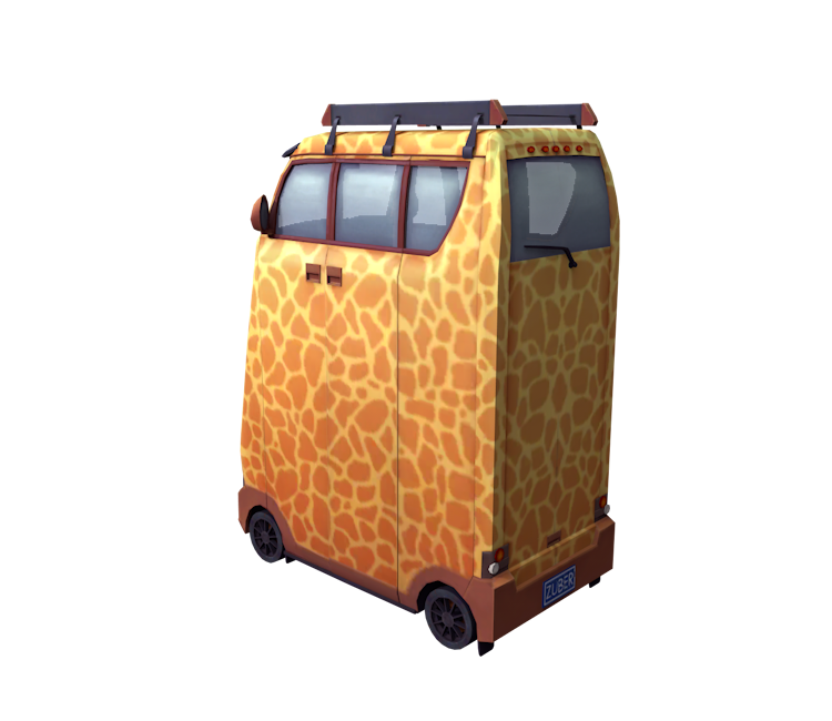 Mobile - Zootopia: Your Dream Diary - Giraffe Car - The Models Resource