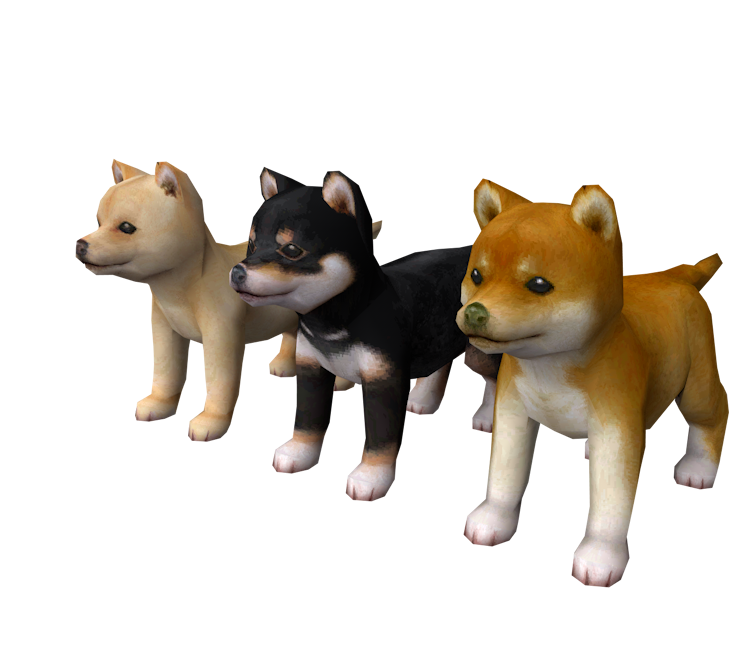 DS / DSi - Nintendogs - Shiba Inu - The Models Resource