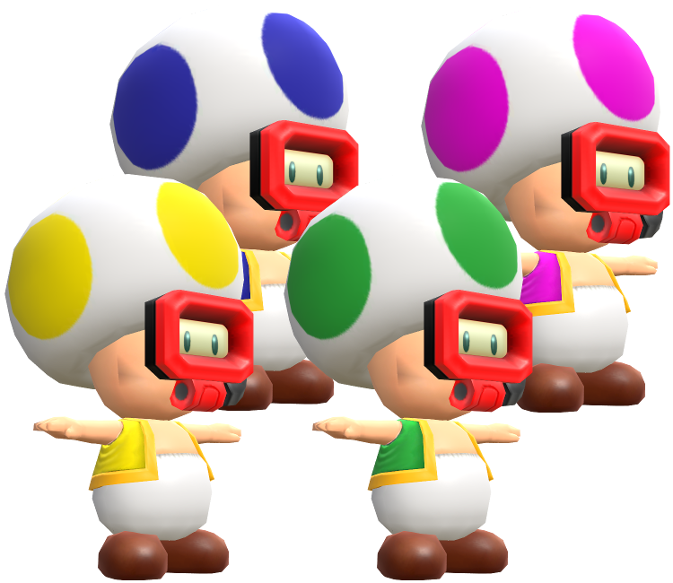 Wii U Mario Kart 8 Toad Swim Goggles The Models Resource 6819