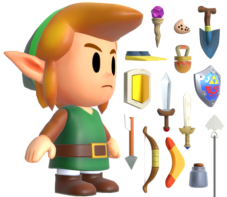 link's awakening nintendo figurines