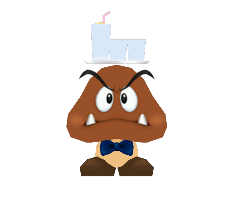 Gamecube Mario Party 7 Goomba Waiter The Models Resource 7970