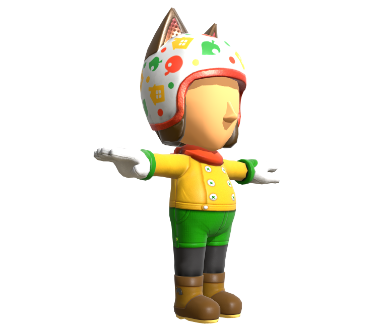 Wii U Mario Kart 8 Mii (Animal Crossing) The Models