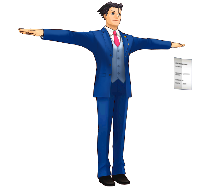 Ace Attorney 3d Models