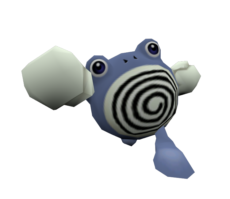 GameCube - Super Smash Bros. Melee - Poliwhirl Trophy - The Models Resource