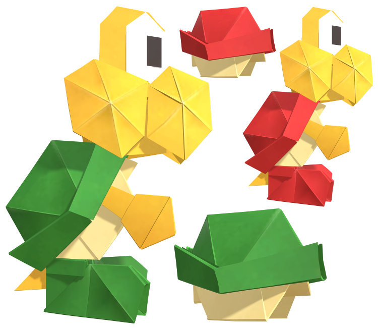 Nintendo Switch Paper Mario The Origami King Origami Koopa Troopa