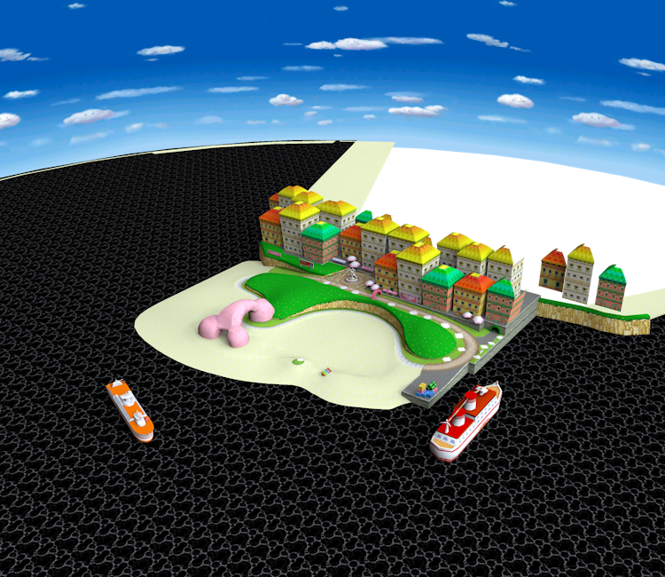Gamecube Mario Kart Double Dash Peach Beach The Models Resource 2876