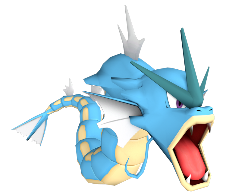 Wii - Super Smash Bros. Brawl - Gyarados Trophy - The Models Resource