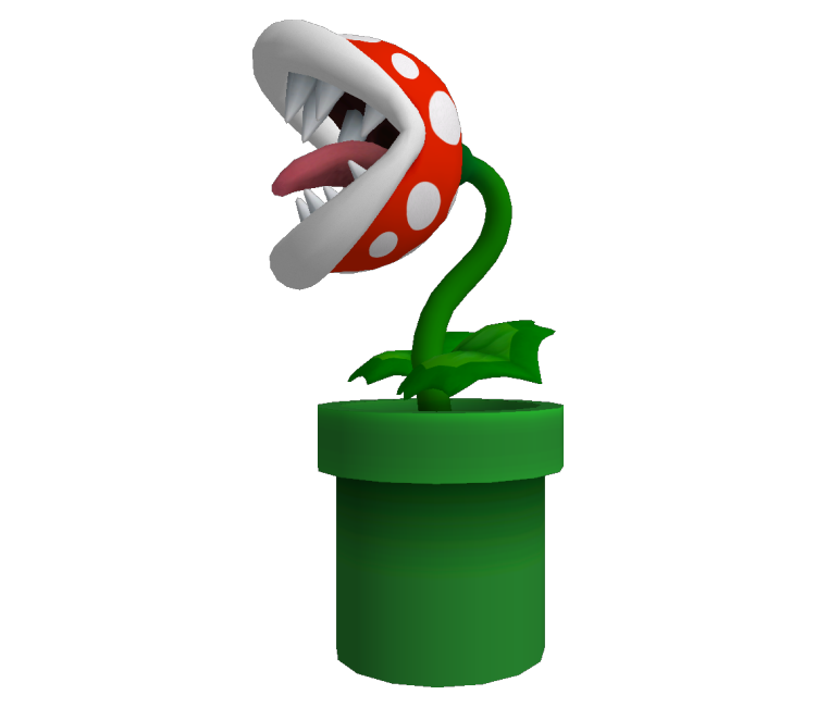 Wii - Super Smash Bros. Brawl - Piranha Plant Trophy - The Models Resource