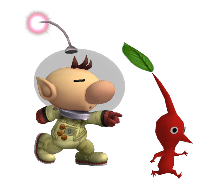 Wii - Super Smash Bros. Brawl - Olimar Trophy - The Models Resource