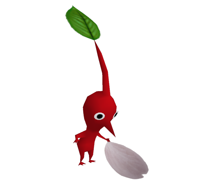 Wii - Super Smash Bros. Brawl - Red Pikmin Trophy - The Models Resource