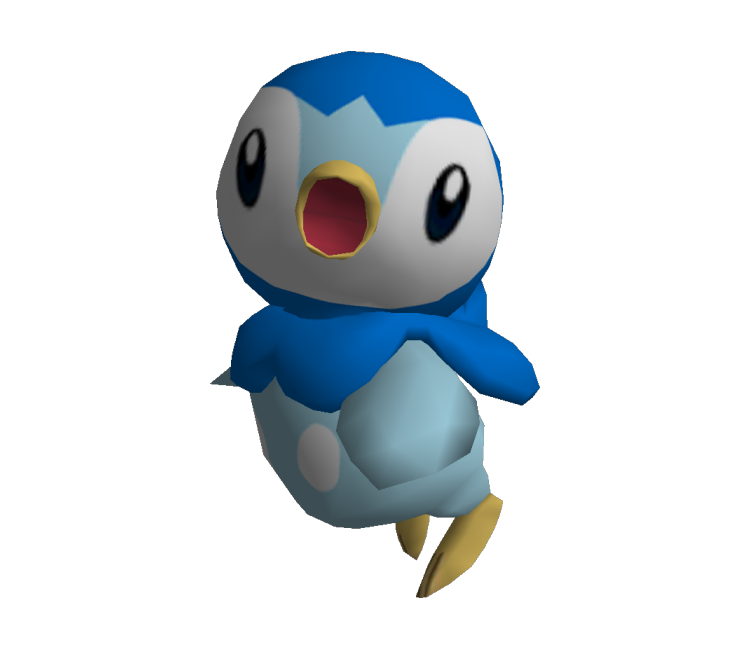 Wii - Super Smash Bros. Brawl - Piplup Trophy - The Models Resource