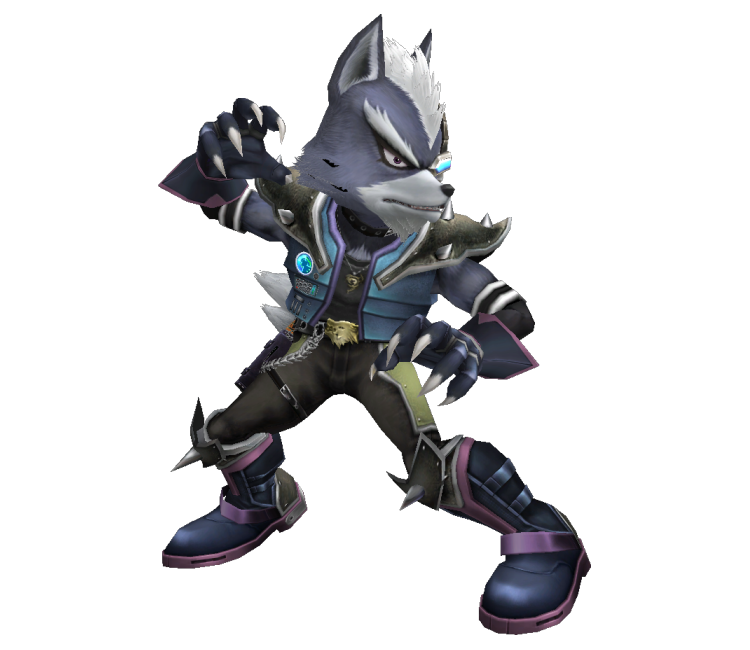 Wii - Super Smash Bros. Brawl - Wolf Trophy - The Models Resource