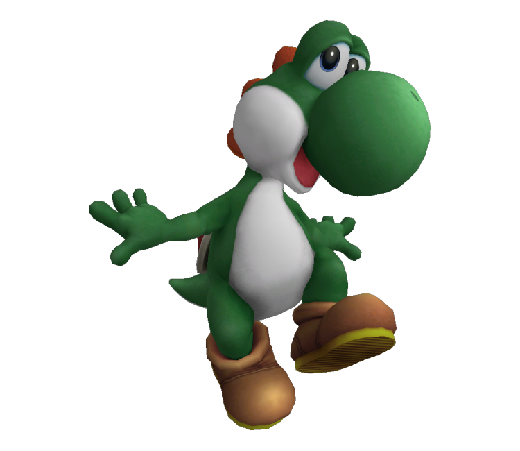 Wii - Super Smash Bros. Brawl - Yoshi Trophy - The Models Resource