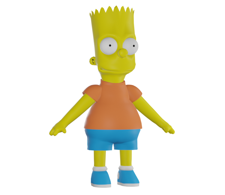 PlayStation 3 - The Simpsons Game - Bart Simpson - The Models Resource