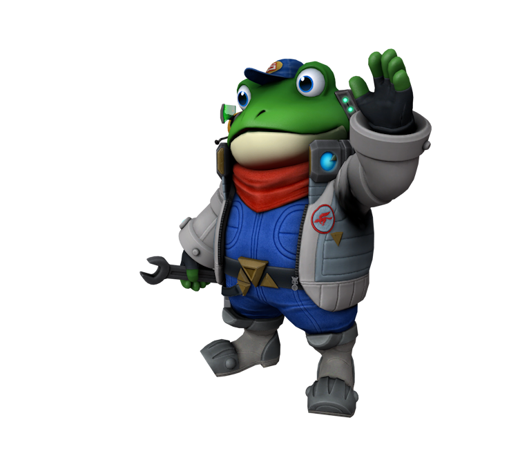 star fox slippy plush