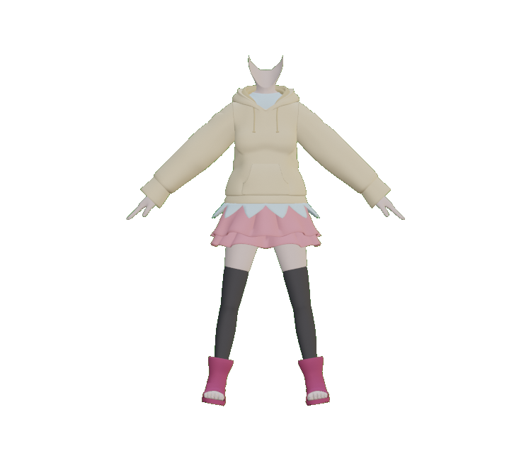 Pc Computer Naruto To Boruto Shinobi Striker Himawari Outfit The Models Resource