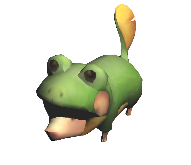 PSP - Monster Hunter Portable 3rd - Poogie (Hog in a Frog) - The Models  Resource