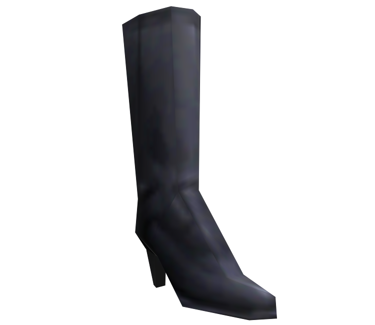 DS / DSi - Nintendogs - Black Boot - The Models Resource