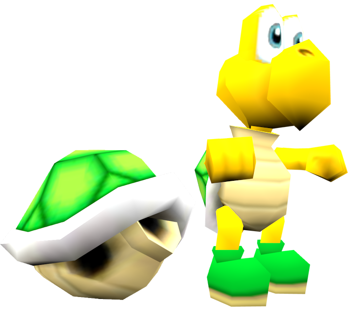 3DS - New Super Mario Bros. 2 - Koopa Troopa - The Models Resource