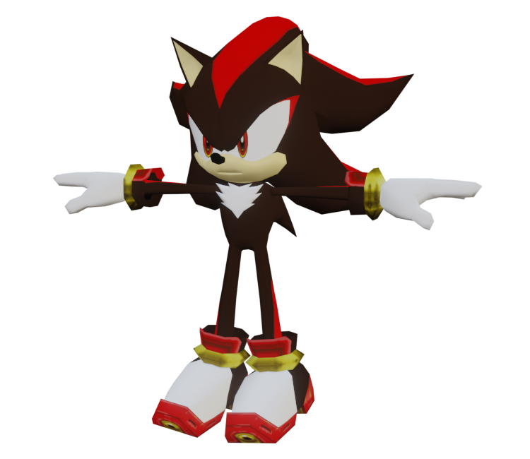 GameCube - Shadow The Hedgehog - Shadow (Cutscene) - The Models Resource