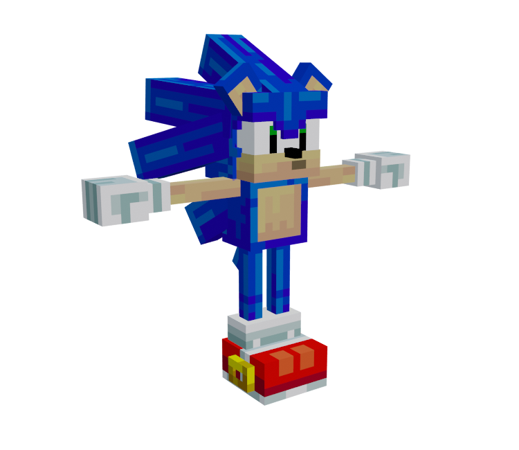 Sonic The Hedgehog Minecraft Pe Skins