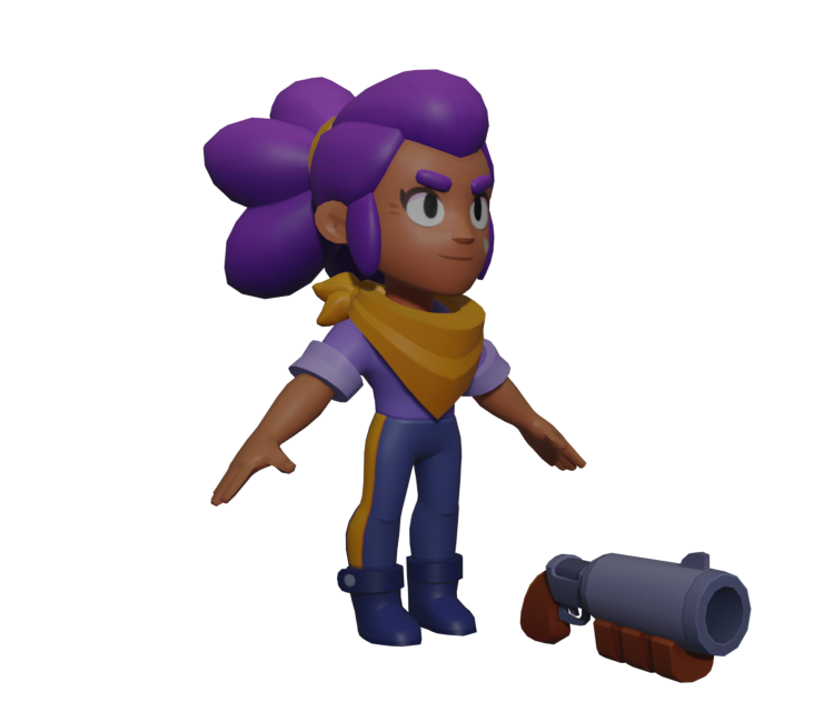 Mobile - Brawl Stars - Shelly - The Models Resource