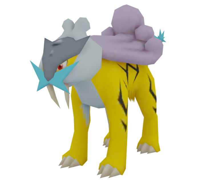 3DS - Pokémon Super Mystery Dungeon - #243 Raikou - The Models Resource