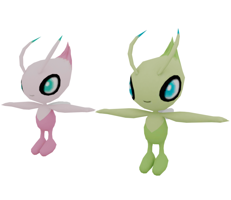 3DS - Pokémon Super Mystery Dungeon - #251 Celebi - The Models Resource