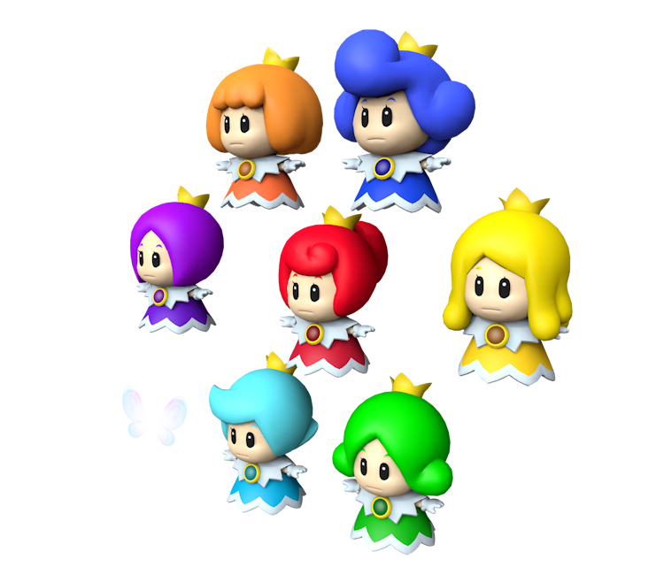Wii U Super Mario 3d World Sprixie Princesses The Models Resource 2292