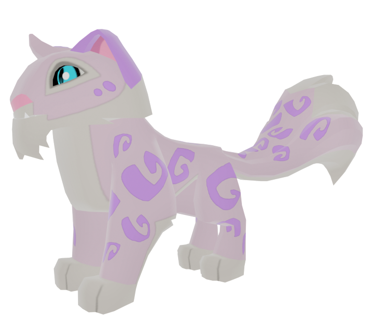 Mobile - Animal Jam: Play Wild! - Snow Leopard - The Models Resource