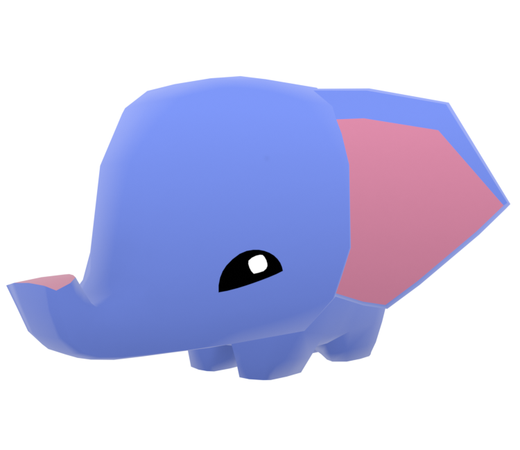 Mobile - Animal Jam: Play Wild! - Pet Elephant - The Models Resource