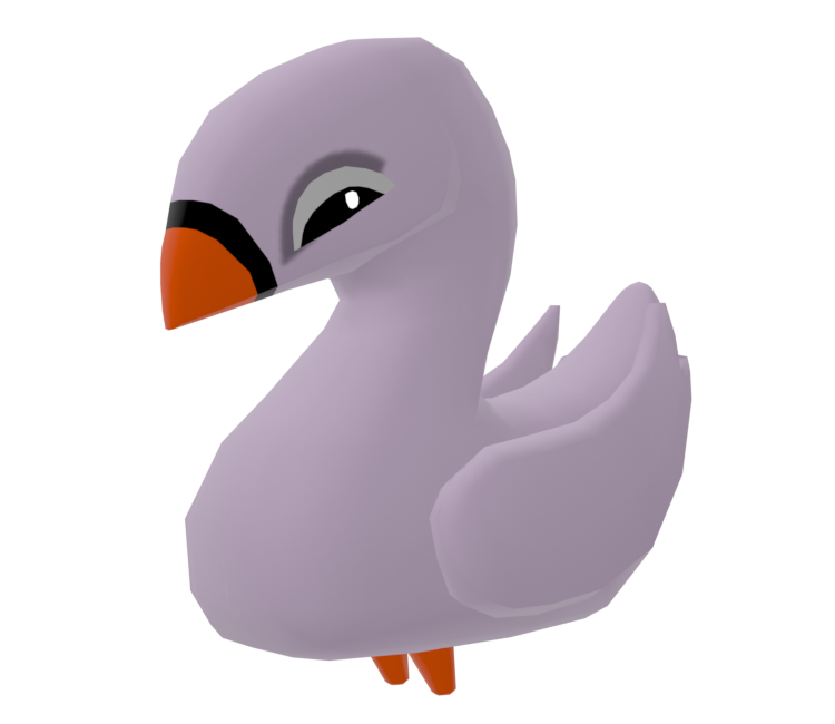 Mobile - Animal Jam: Play Wild! - Pet Swan - The Models Resource