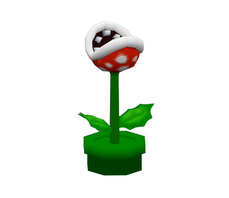 Wii Mario Party 8 Potted Piranha Plant The Models Resource 9540