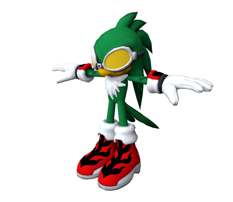 Xbox 360 - Sonic Free Riders - Jet - The Models Resource