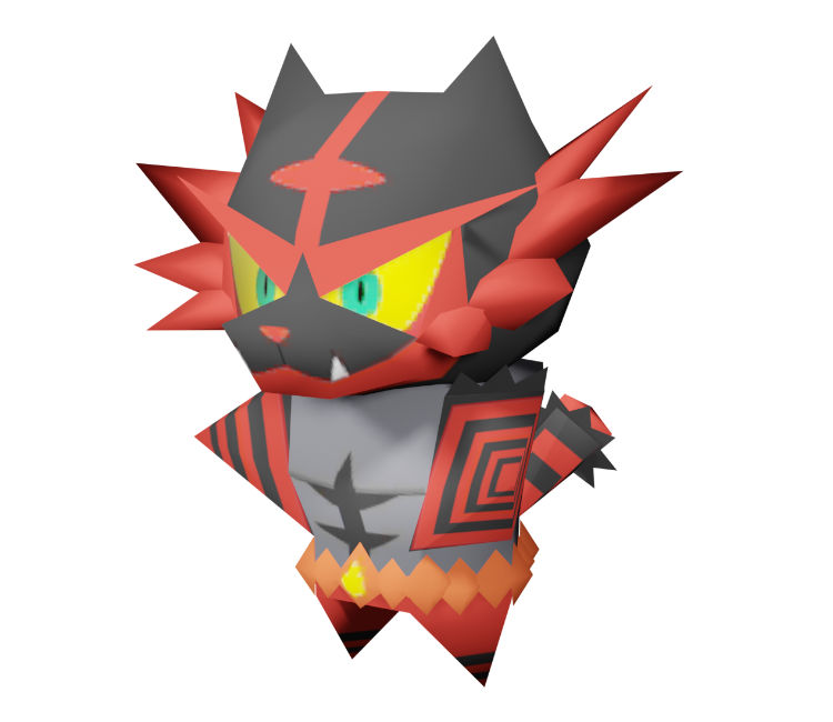 Mobile - Pokémon Rumble Rush - #727 Incineroar - The Models Resource