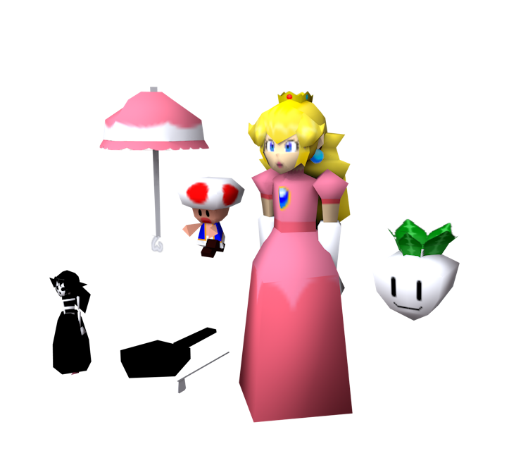 Custom Edited Mario Customs Peach Super Smash Bros 64 V3 The Models Resource 2109