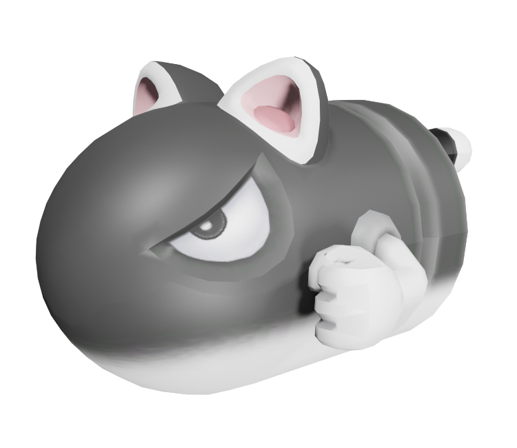 Wii U - Super Mario 3D World - Cat Bullet Bill - The Models Resource