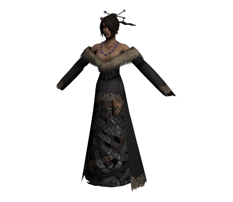 PlayStation 2 - Final Fantasy X - Lulu (Low-Poly) - The Models Resource