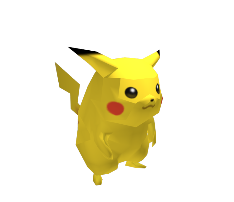 Nintendo 64 - Pokémon Snap - 025 - Pikachu - The Models Resource